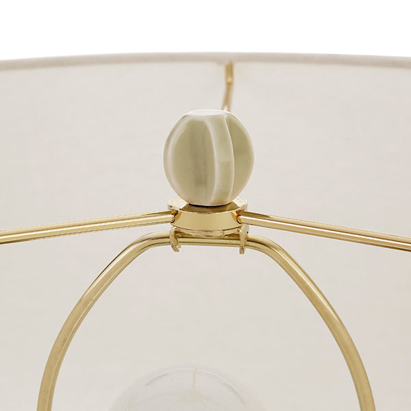Worlds Away Cece Table Lamp, Beige