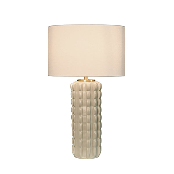 Worlds Away Cece Table Lamp, Beige