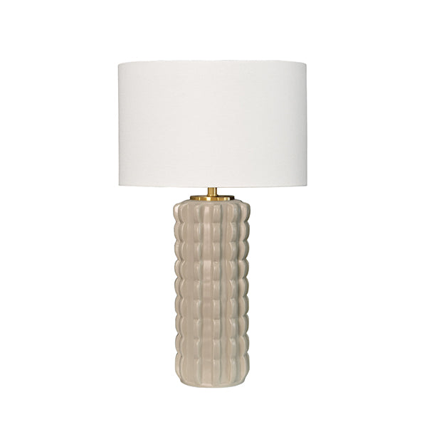 Worlds Away Cece Table Lamp, Beige