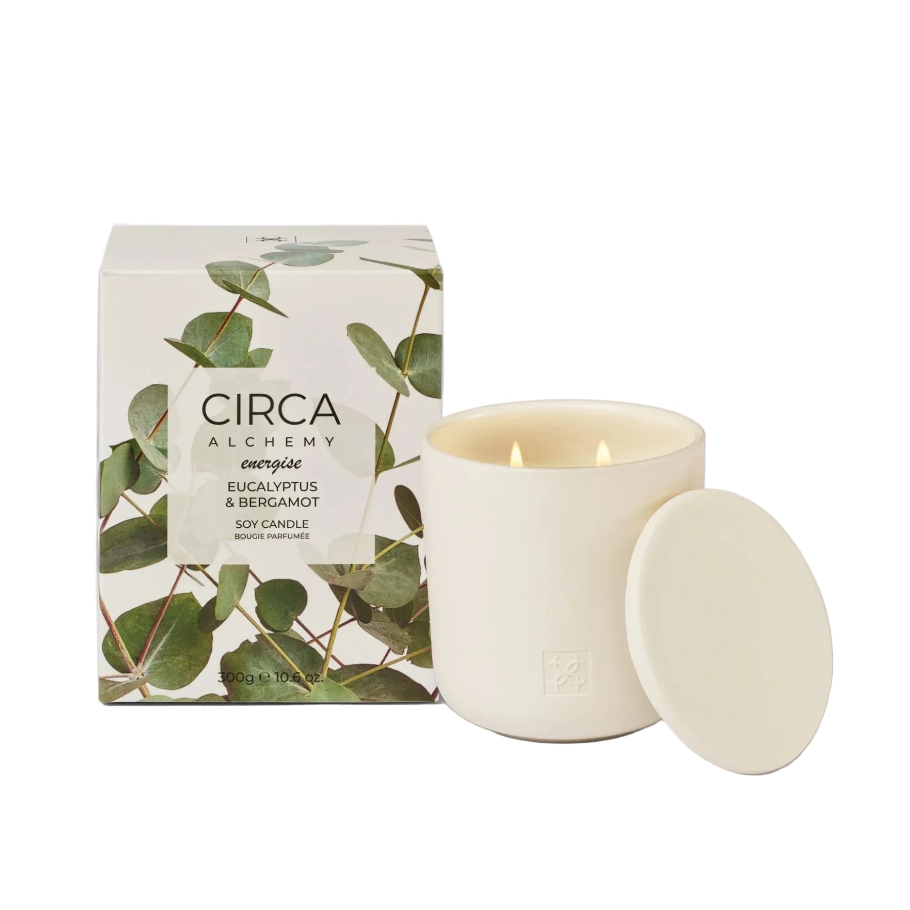 Circa Eucalyptus & Bergamot Scented Candle 10.6 oz.