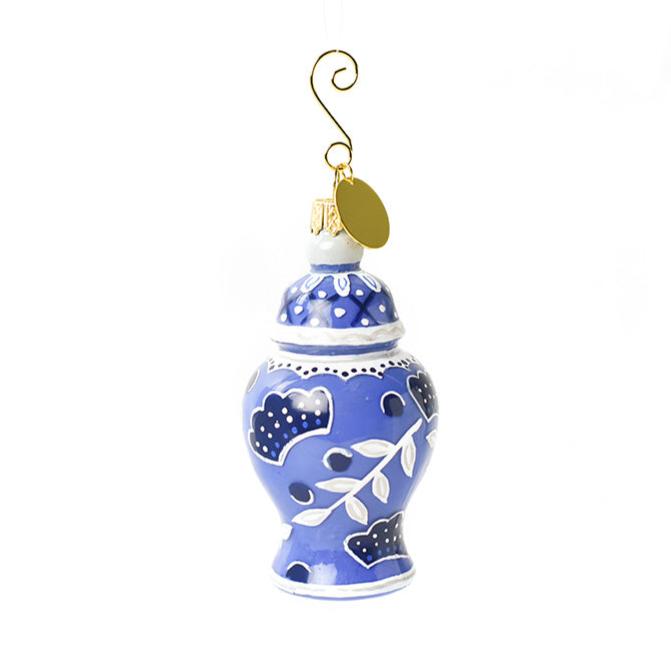 Chinoiserie Jar Glass Ornament