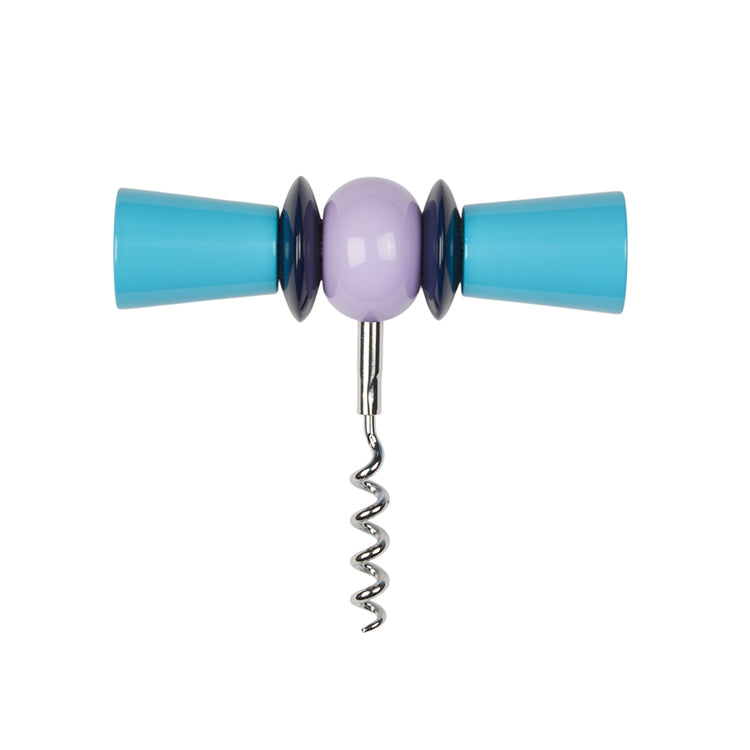 Addison Ross Bow Tie Corkscrew, Aqua & Lilac