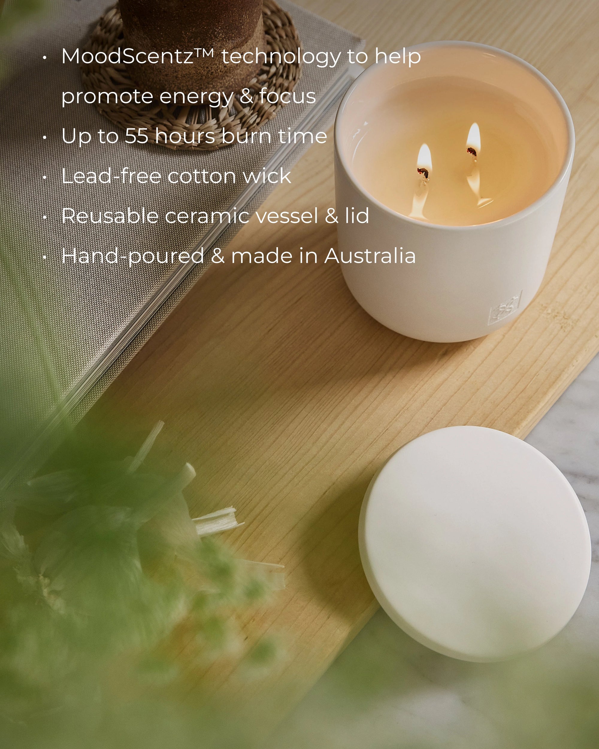 Circa Eucalyptus & Bergamot Scented Candle 10.6 oz.