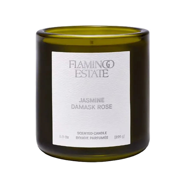 Flamingo Estate Jasmine Damask Rose Candle