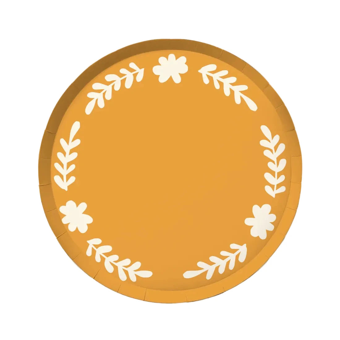 Casa Dinner Paper Plate Set, Creamsicle