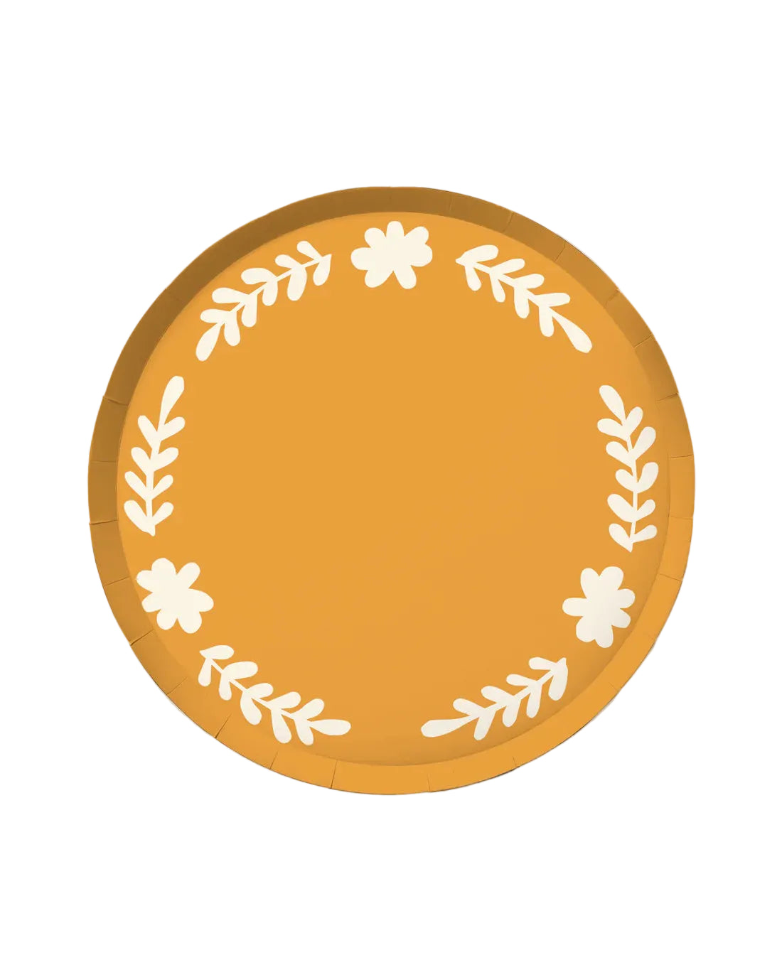 Casa Dinner Paper Plate Set, Creamsicle
