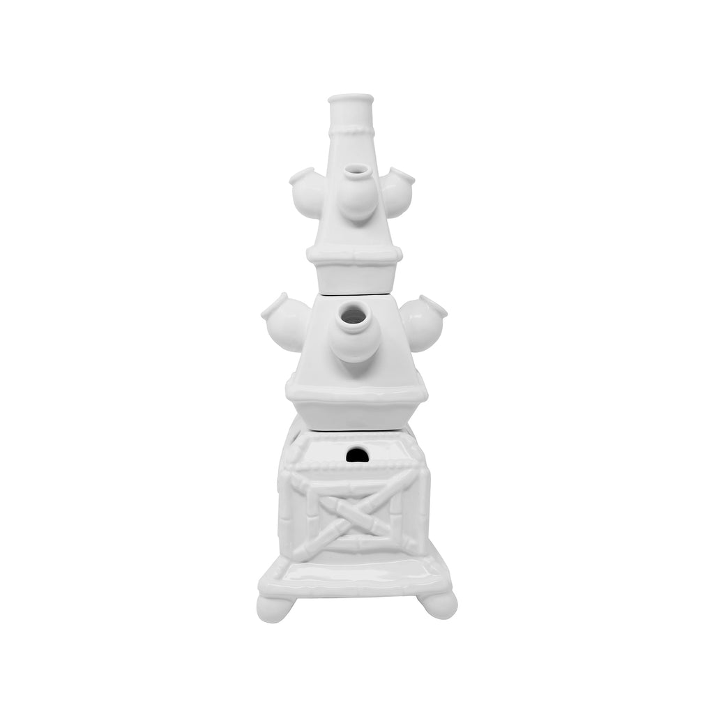 Lilly Pulitzer Ceramic Tulipiere, Resort White