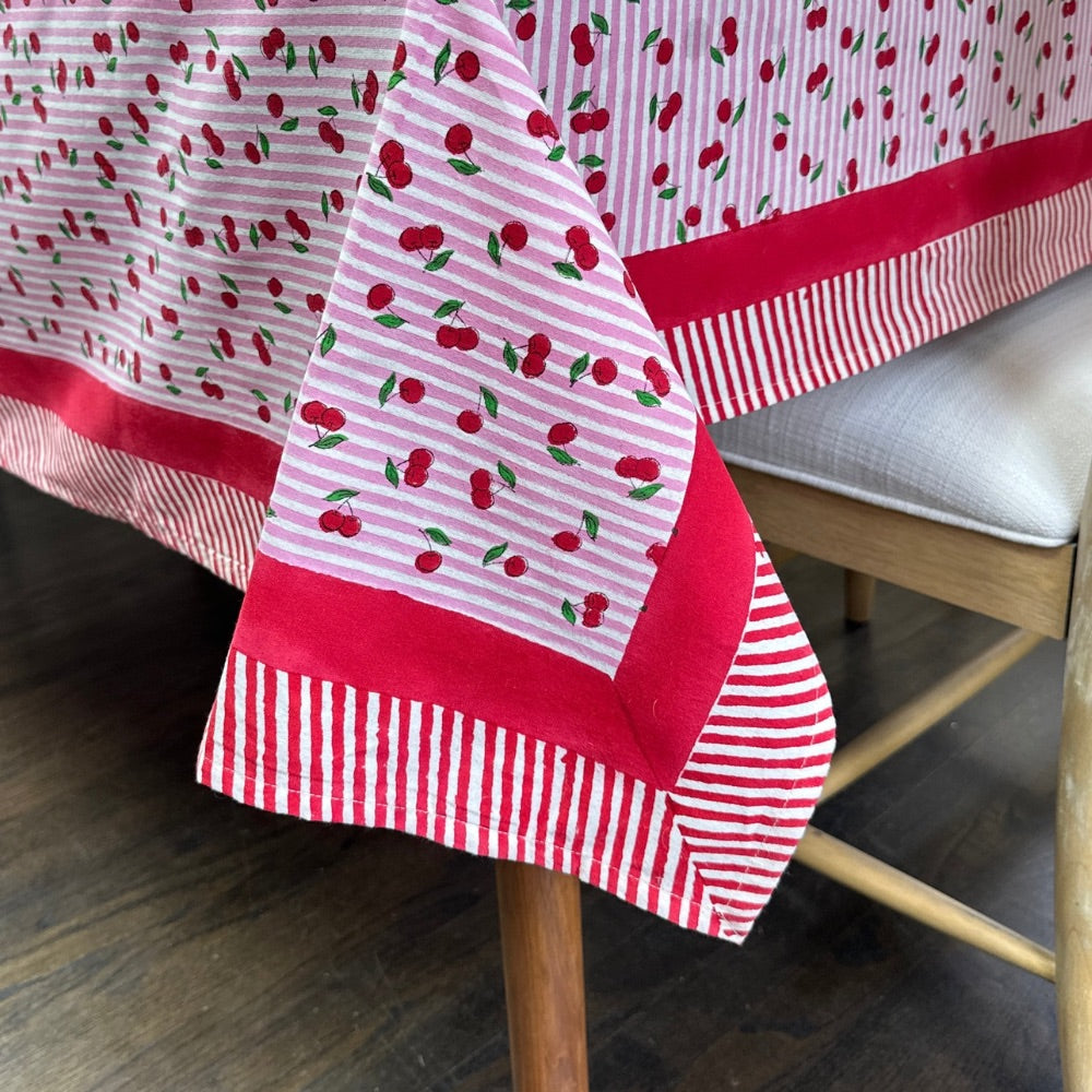 Cherries Tablecloth, Multi Sizes