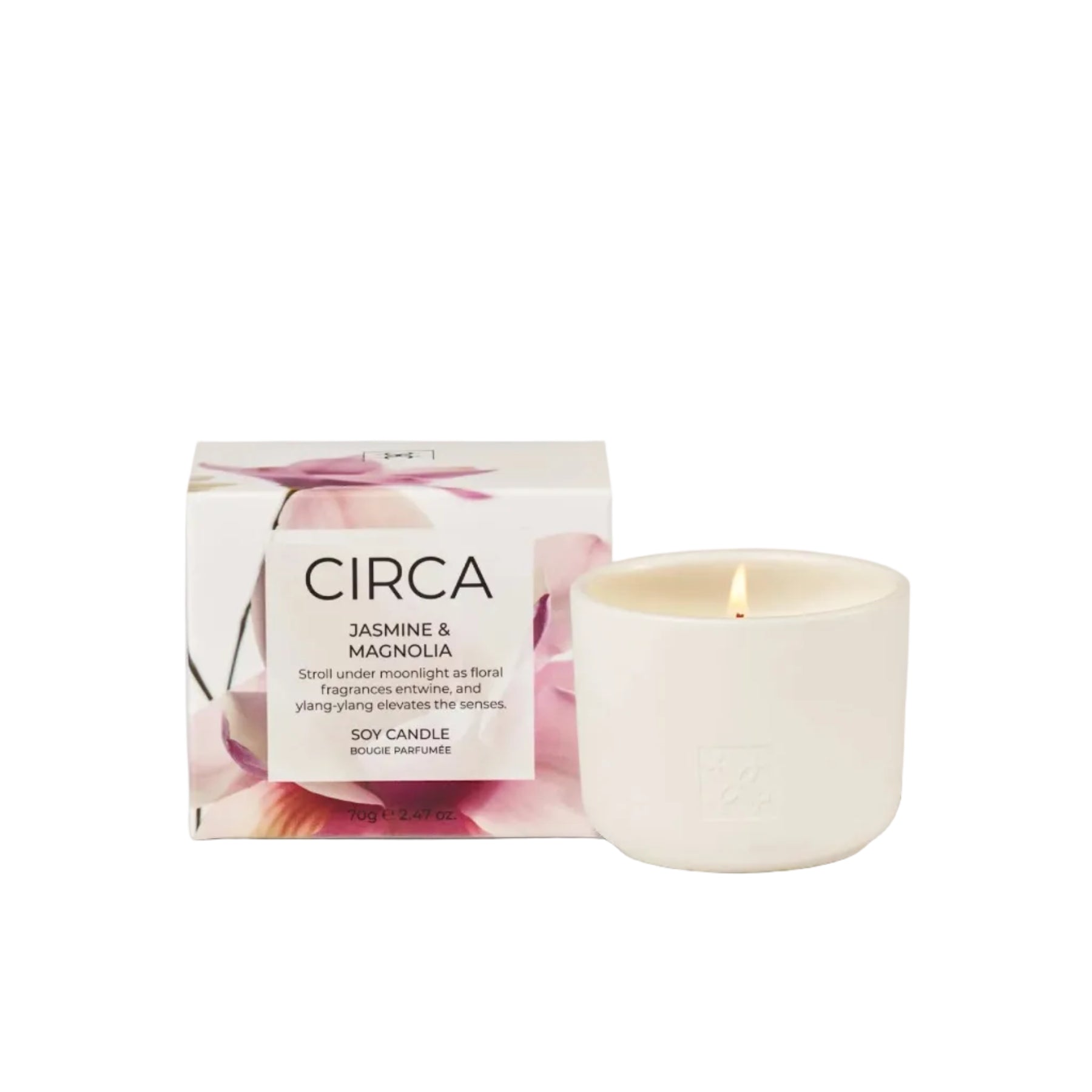 Circa Jasmine & Magnolia Scented Candle 2.47 oz.
