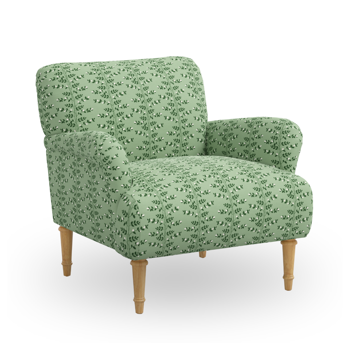Constance Chair, Climbing Vines Green