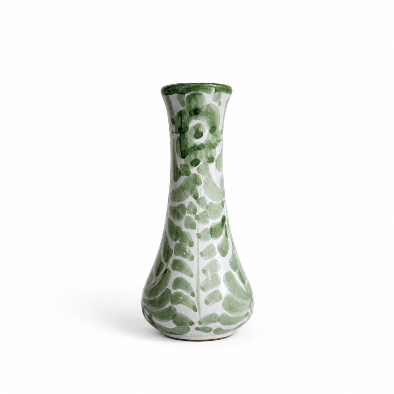 Dos Flores Bud Vase, Ivy Green