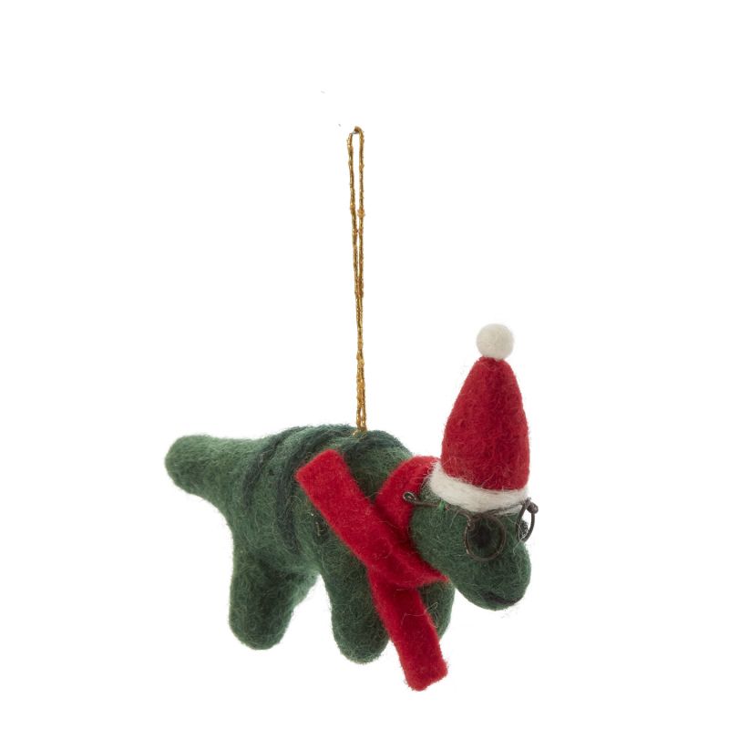 Danny the Dino Felt Ornament