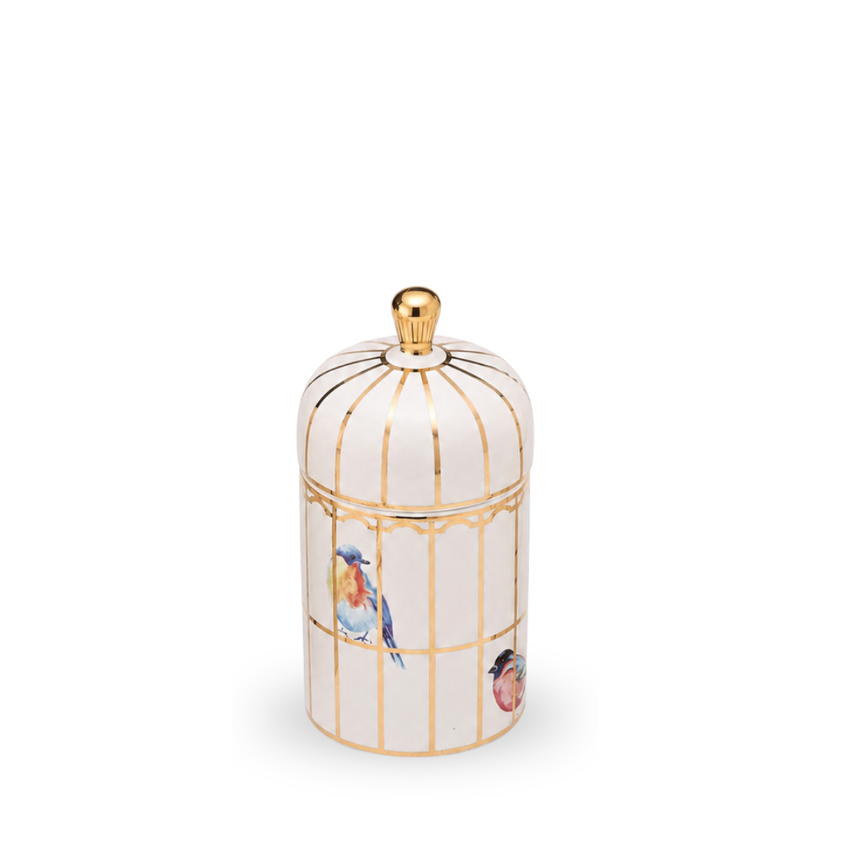 Ella Lidded Candle, Flutter