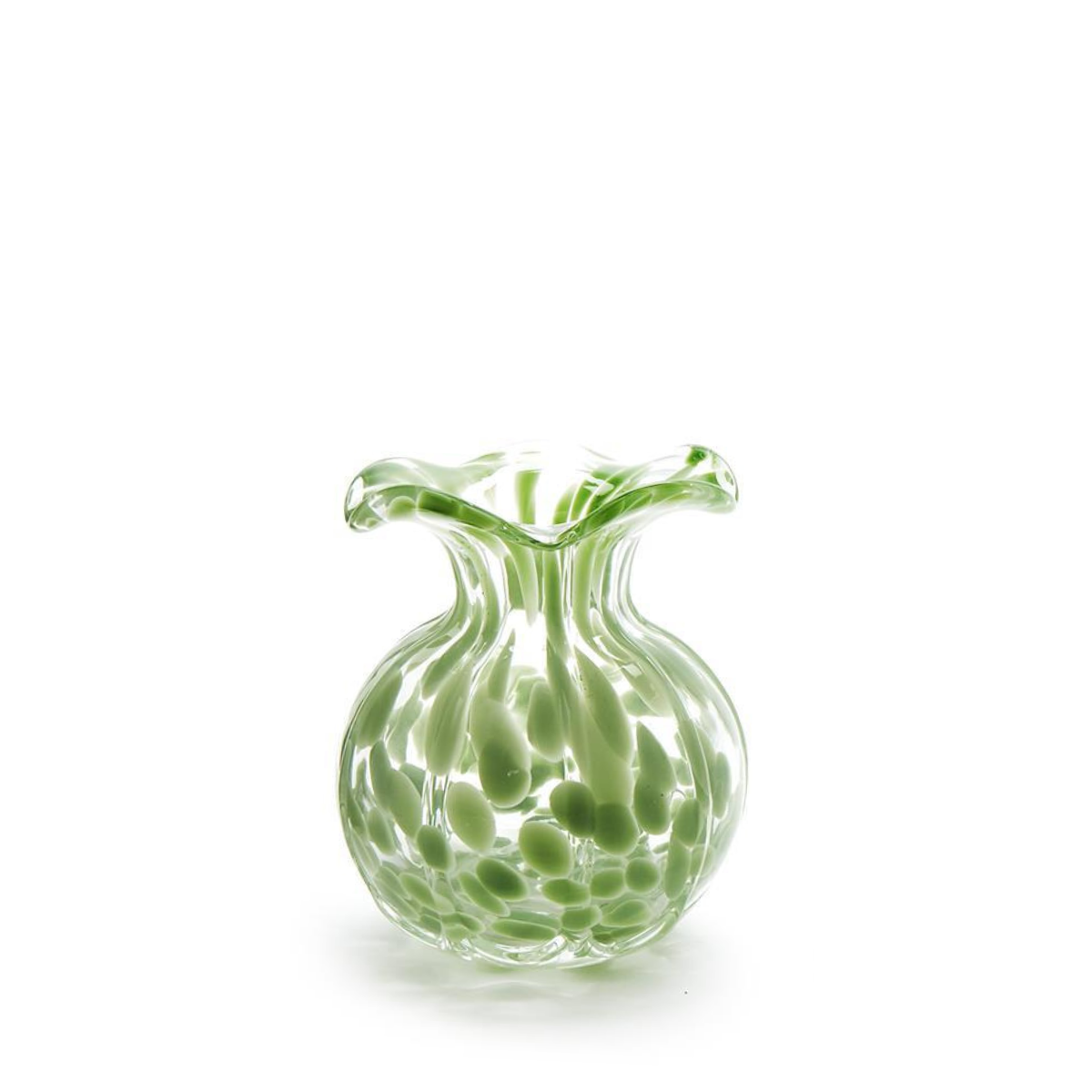 Sharrin Spotted Vase, Green
