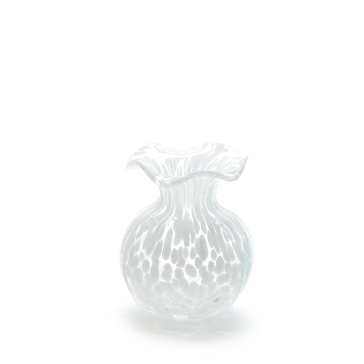 Sharrin Spotted Vase, White