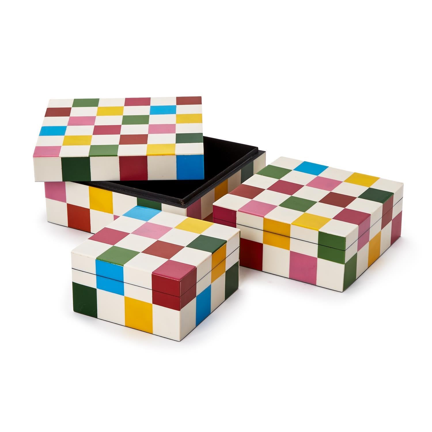 Mondrian Box, Multiple Sizes