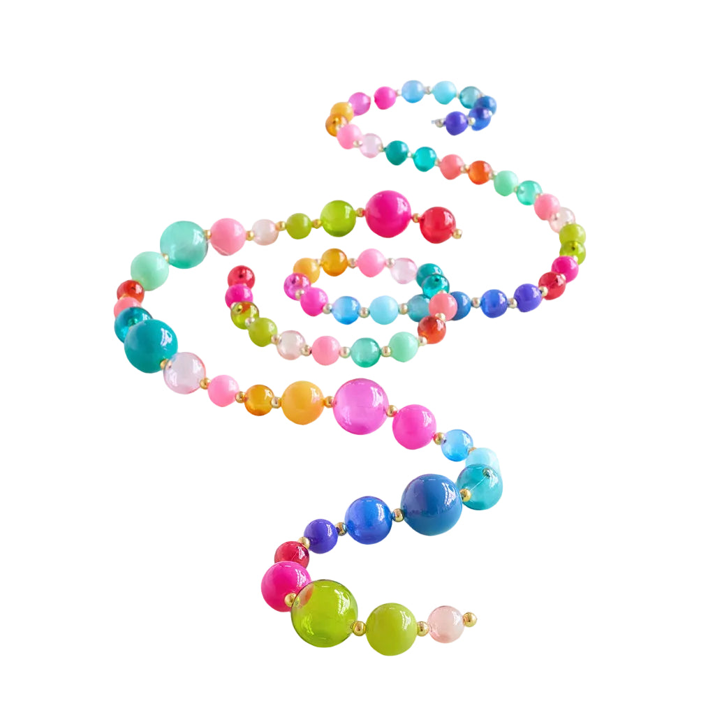 Glitterville Rainbow Half and Half Sugar Plum Garland Set