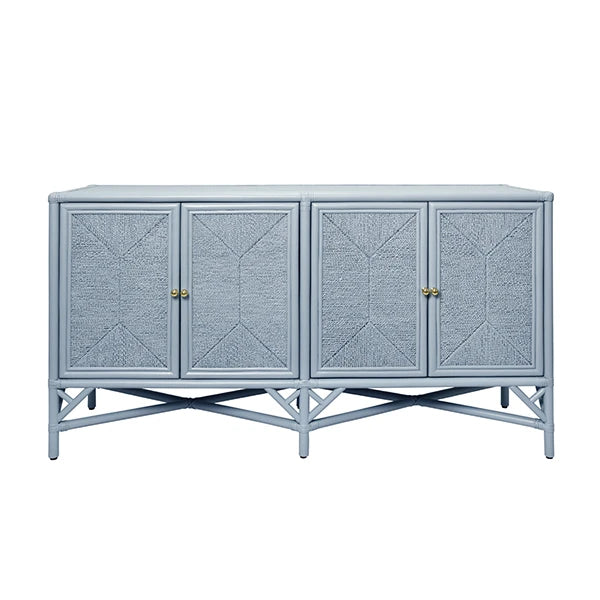 Worlds Away Eleanor Buffet, Light Blue