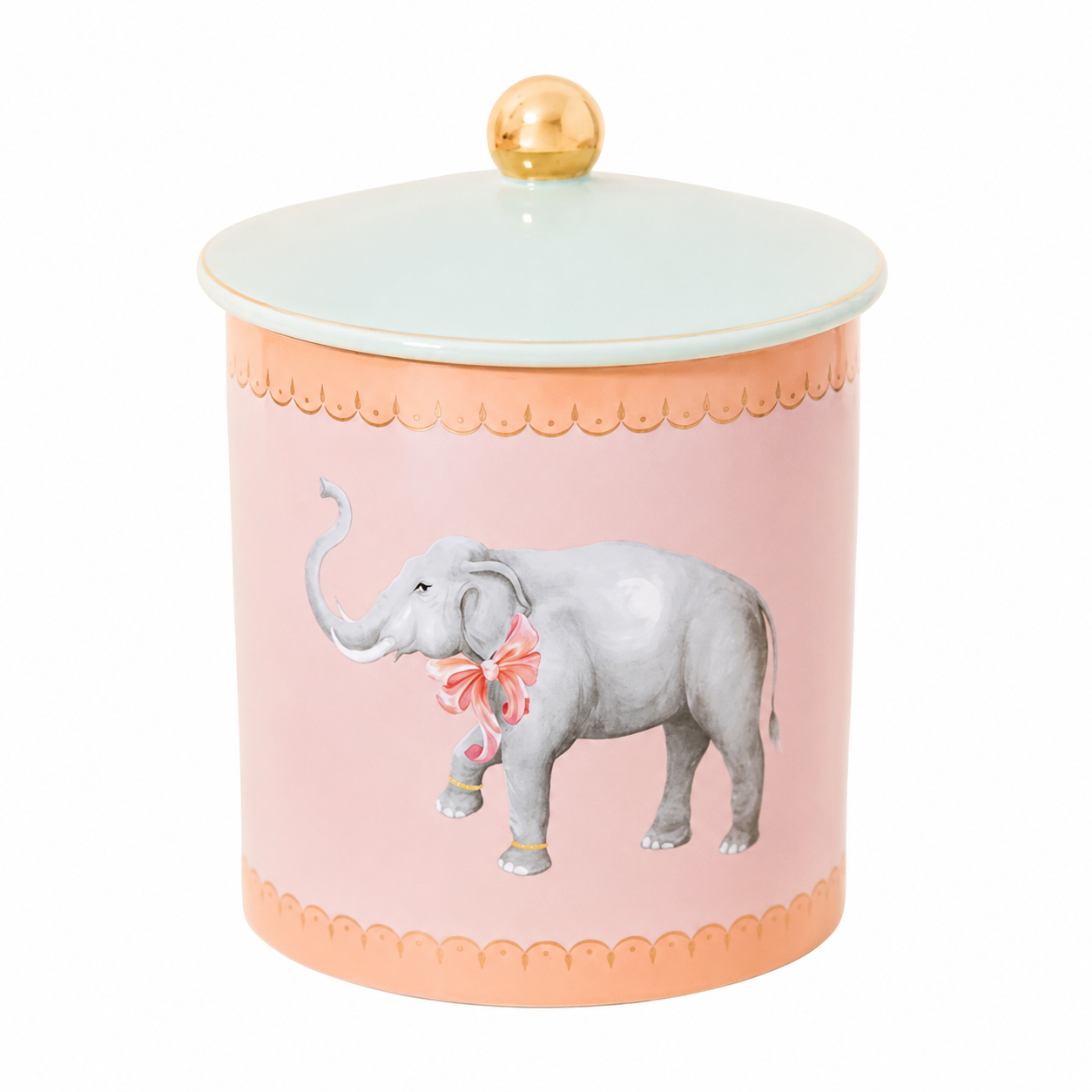 Elephant Biscuit Jar