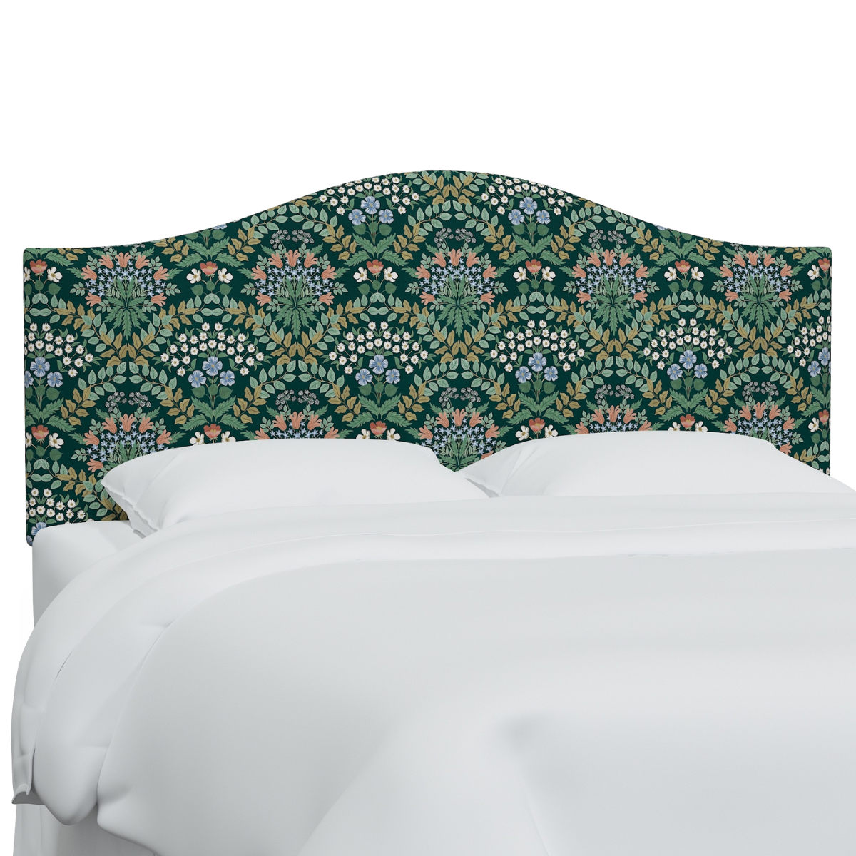 Ellie Upholstered Headboard, Bramble Emerald, Multi Sizes