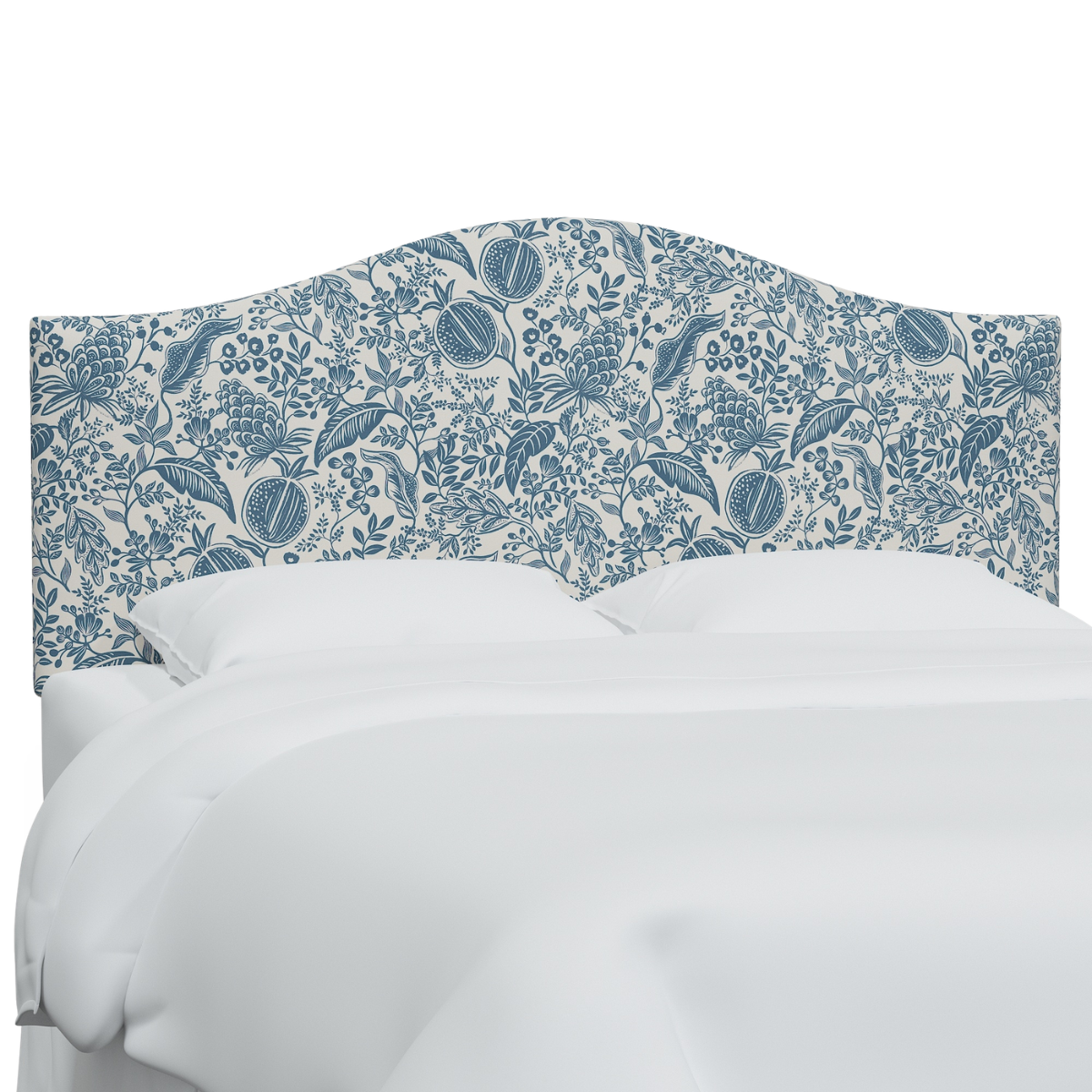 Ellie Upholstered Headboard, Pomegranate Blue, Multi Sizes