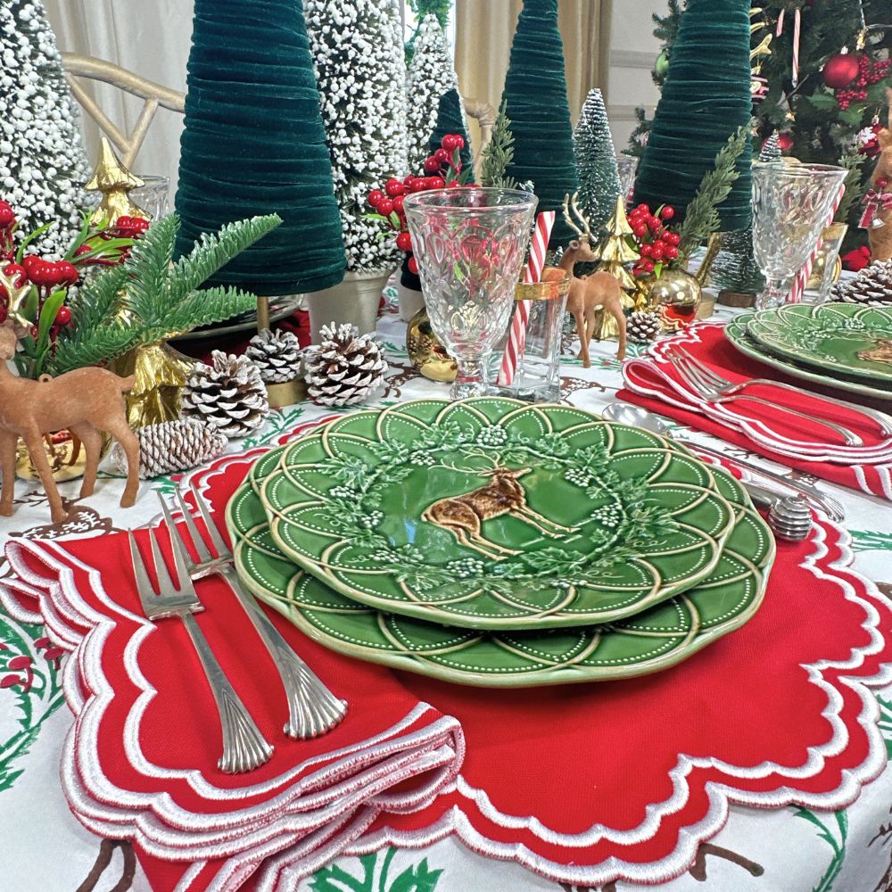 Bettina Napkins, Red, Set of 4