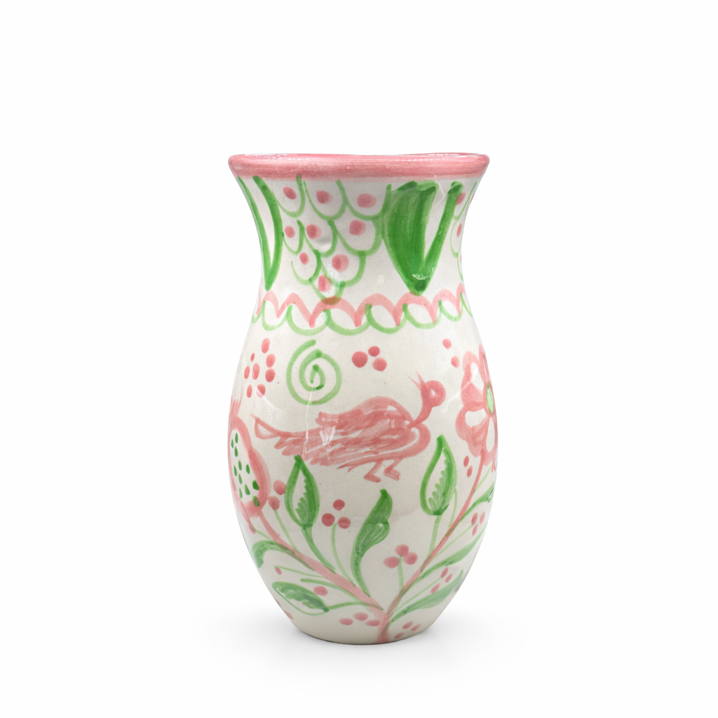Jardin Vase, Elle Green & Blush