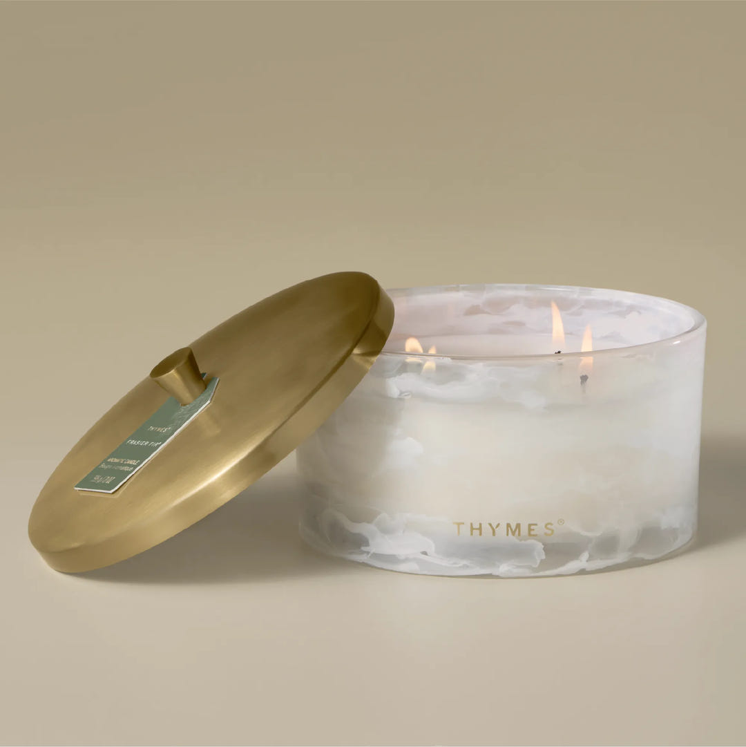 Thymes Frasier Fir® Tidings 4-Wick Statement Candle