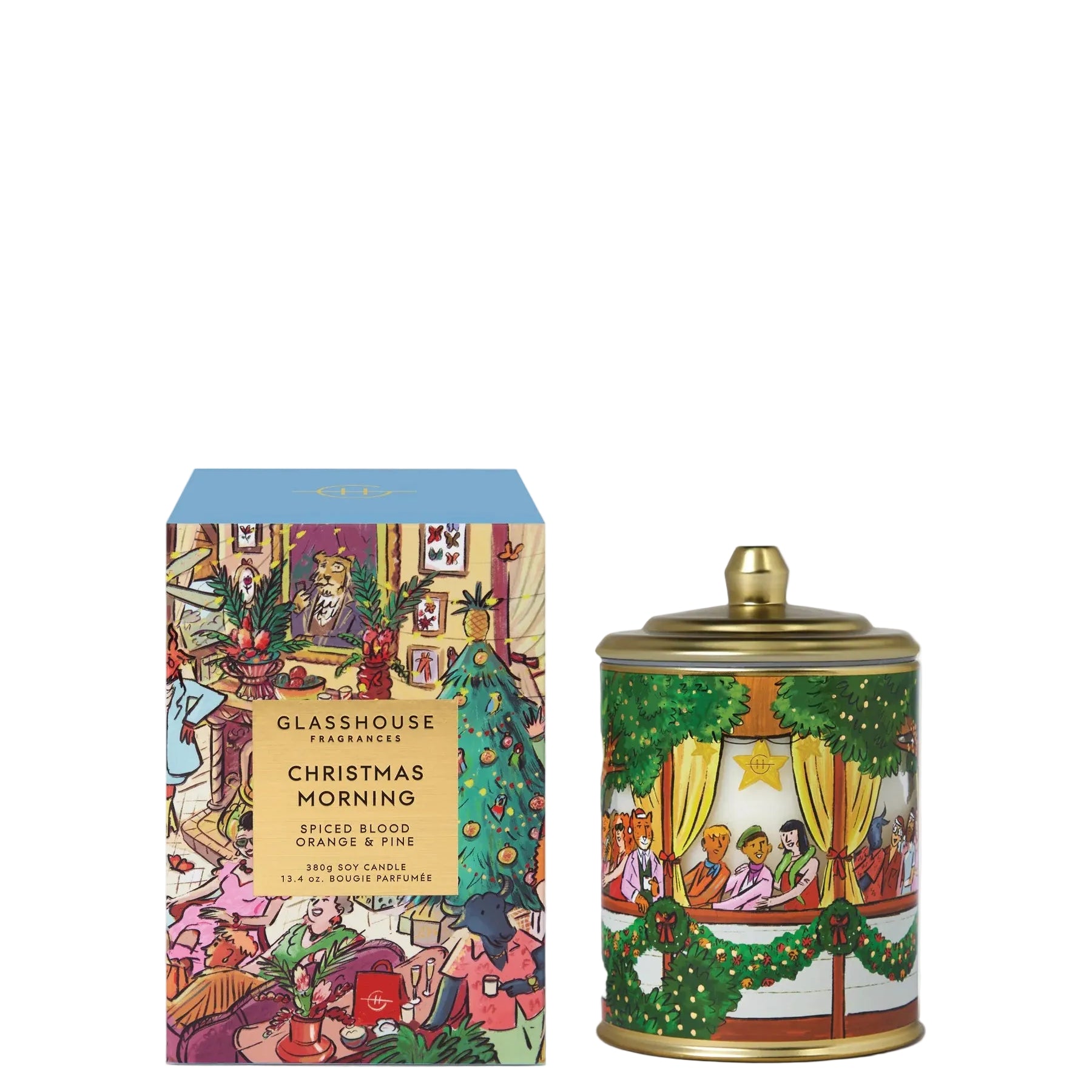 Glasshouse Christmas Morning Candle