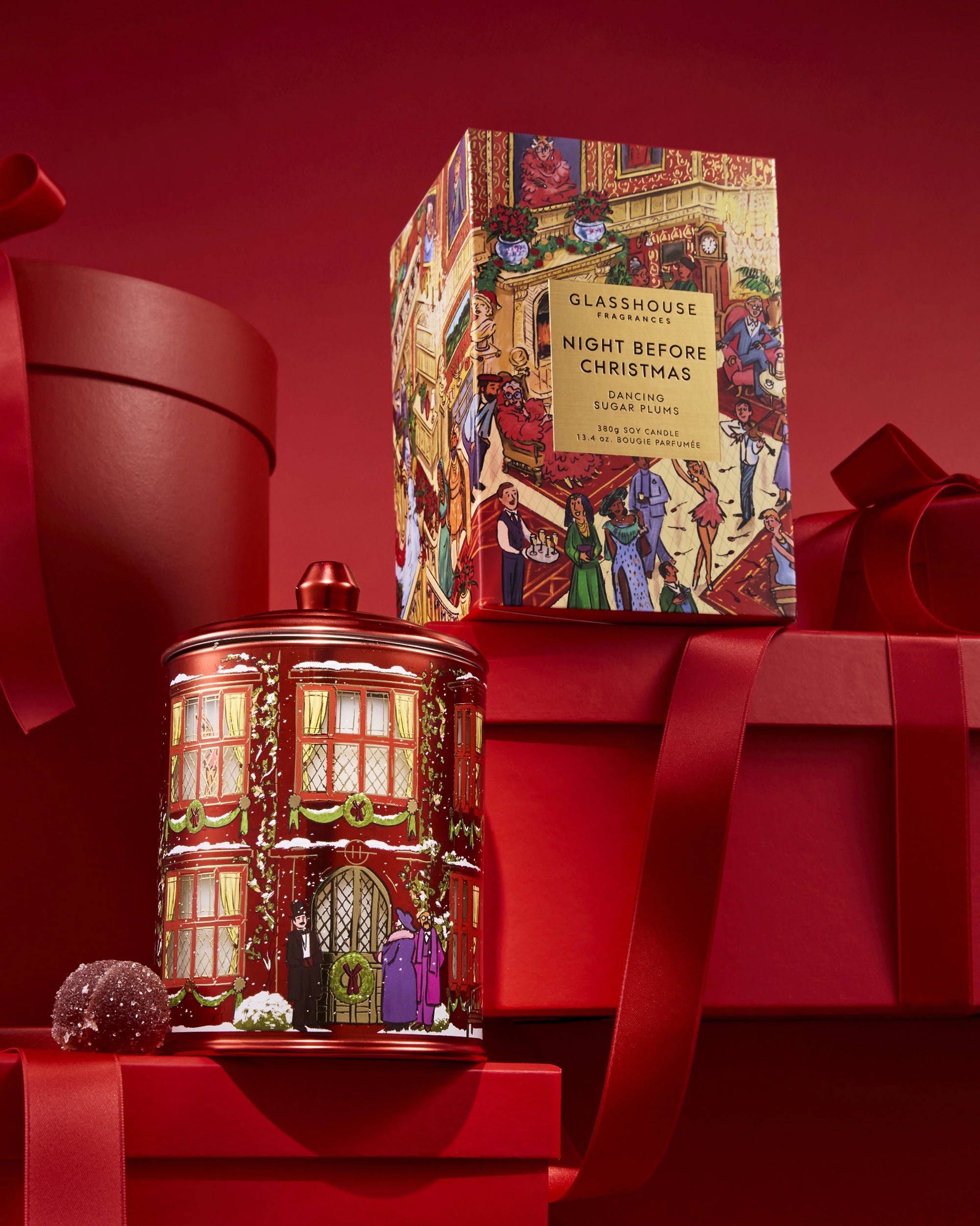 Glasshouse Night Before Christmas Candle