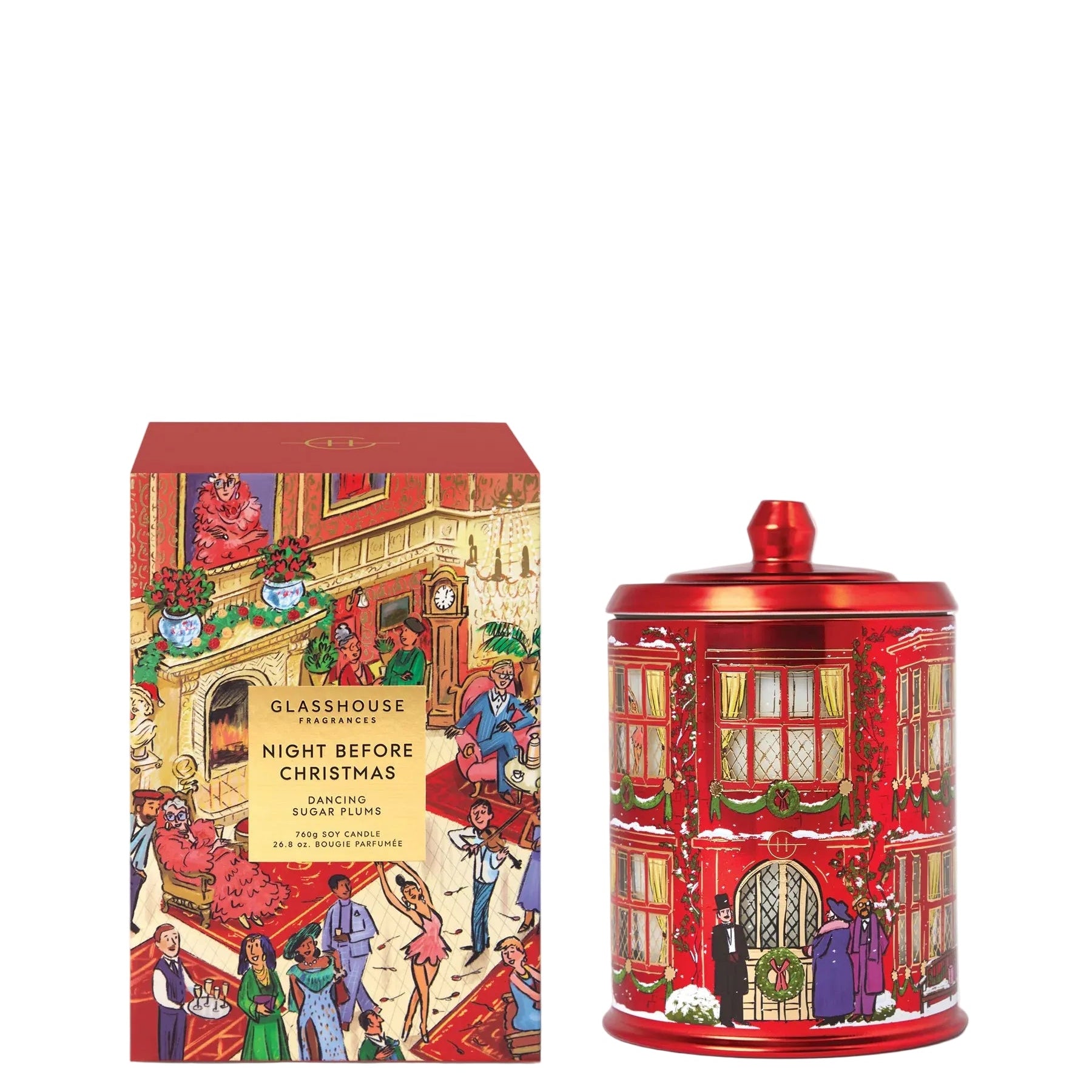 Glasshouse Night Before Christmas Candle