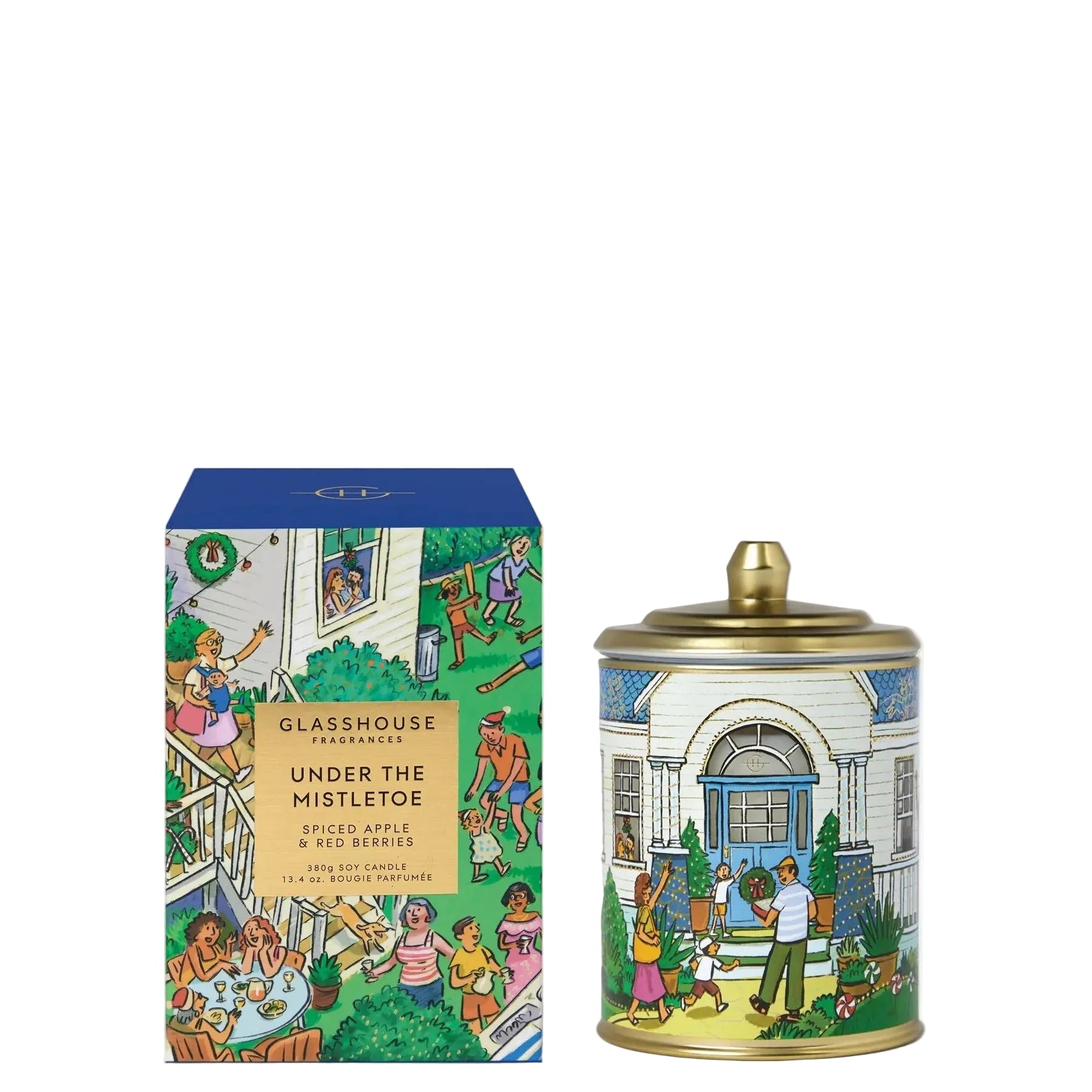 Glasshouse Under The Mistletoe Candle