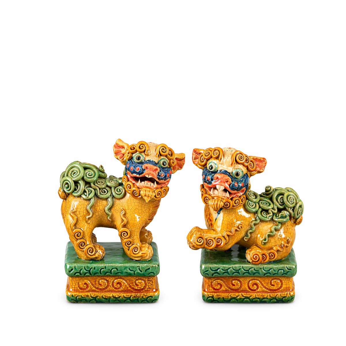 Kyle Small Foo Dogs, Pair