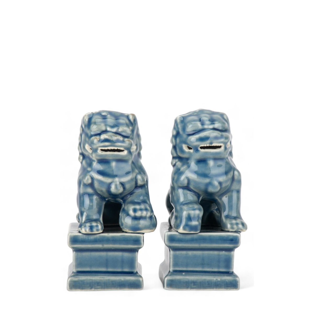 Tash Small Foo Dogs, Pair