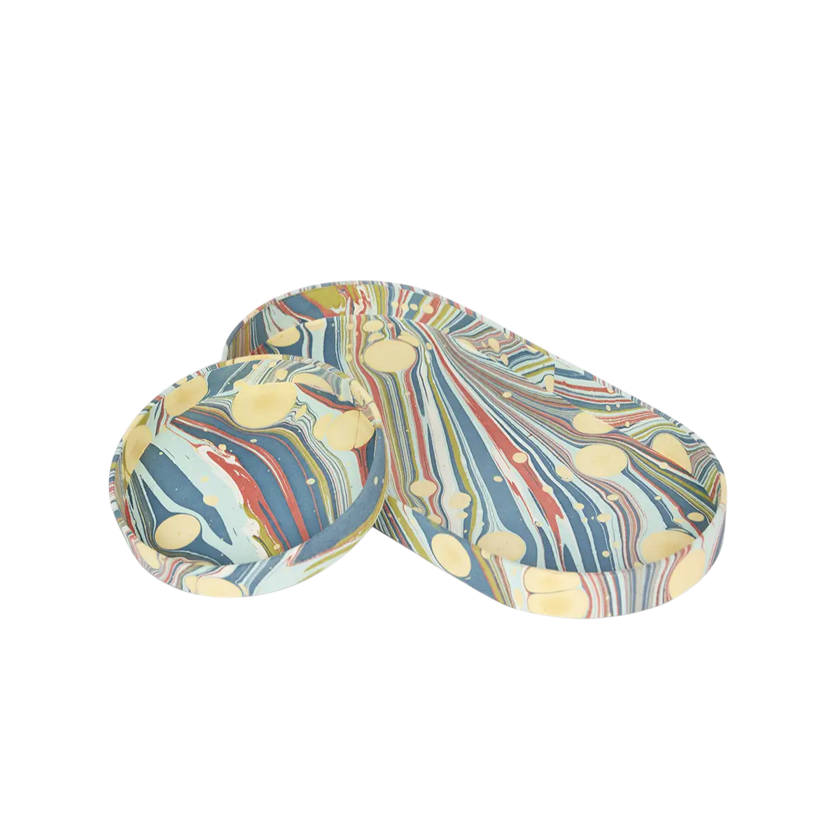 Asten Sea Splatter Trays, Set of 2