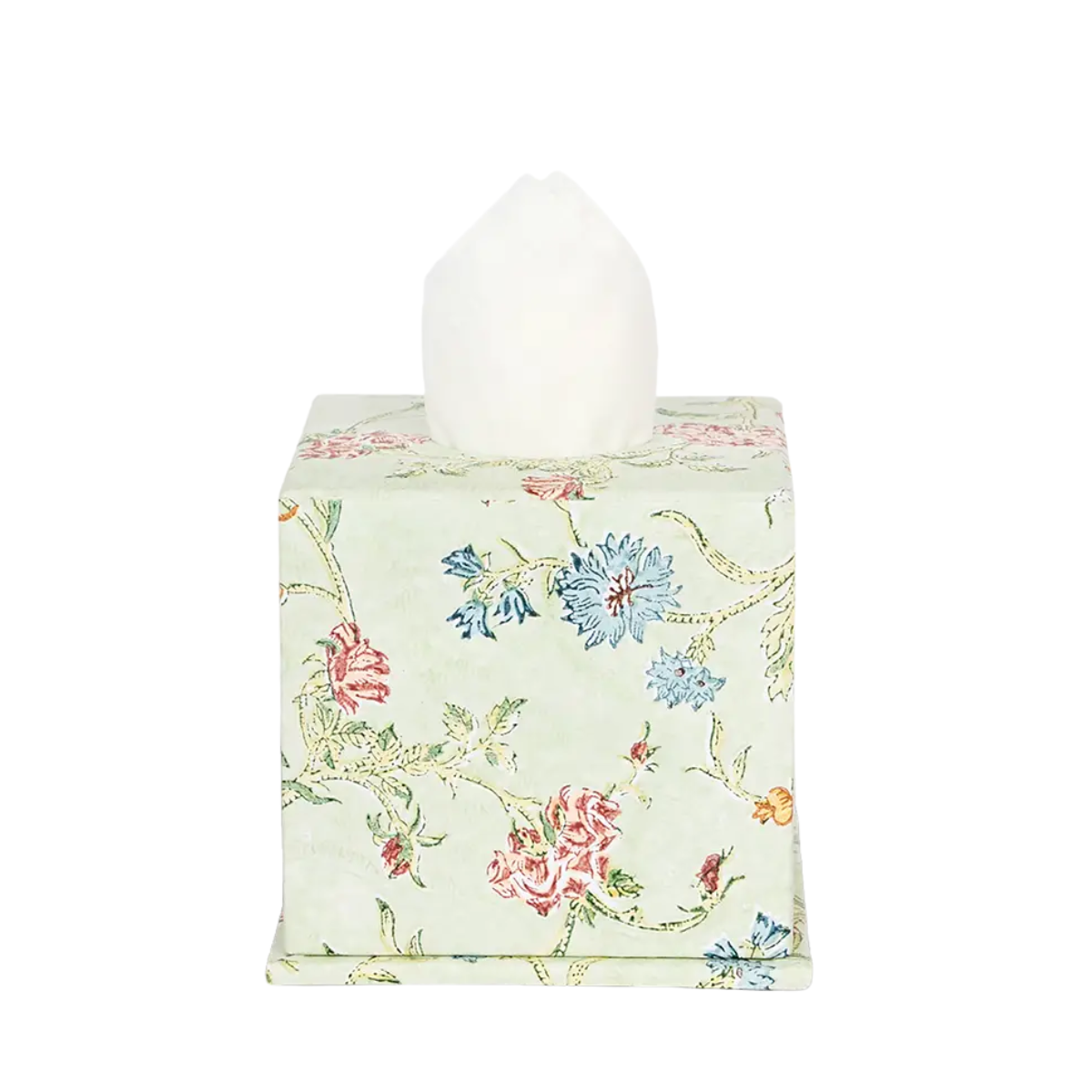 Amanda Paper Tissue Box, Green