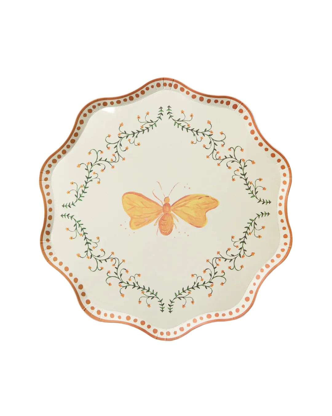 Flutter Dessert Paper Plate Set