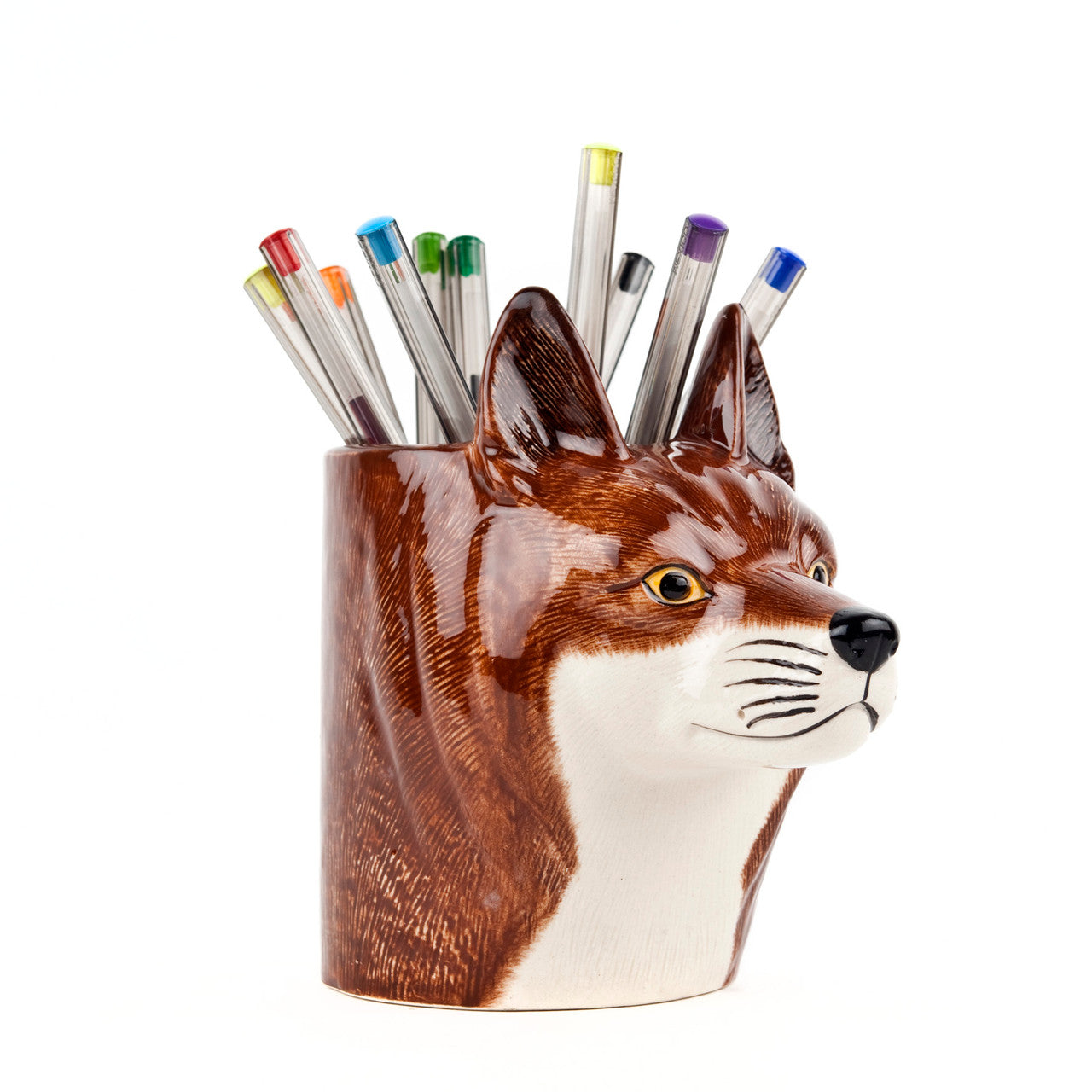 Quail Ceramics Fox Pencil Pot