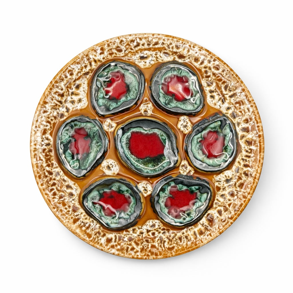 Vintage French Oyster Plate