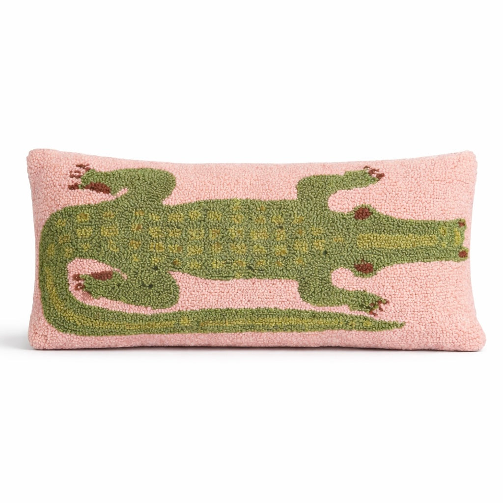 Alligator Throw Pillow