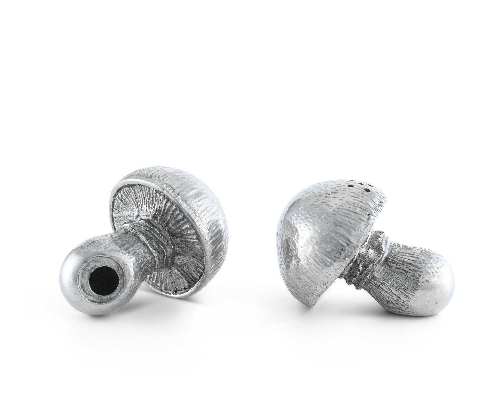 Pewter Mushroom Salt & Pepper Set