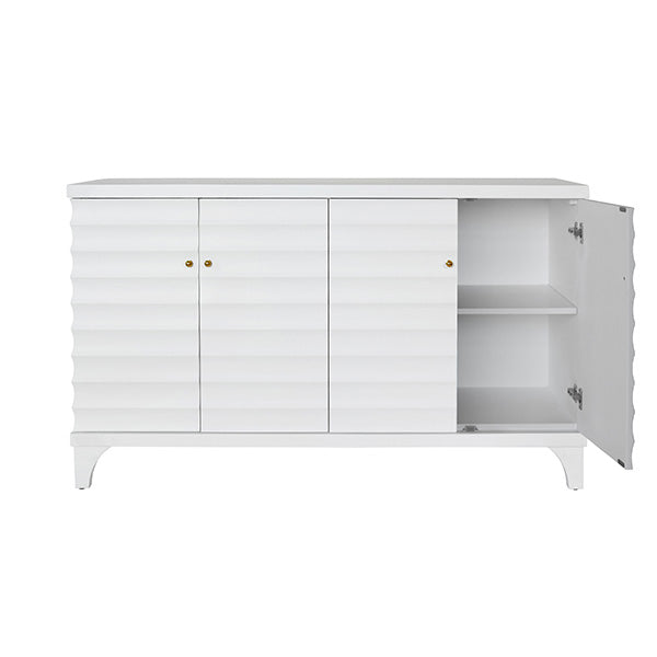 Worlds Away Gates Buffet,  White
