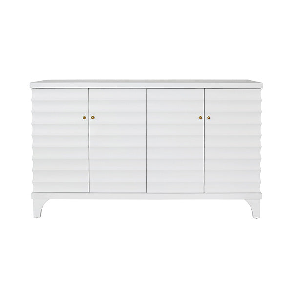 Worlds Away Gates Buffet,  White