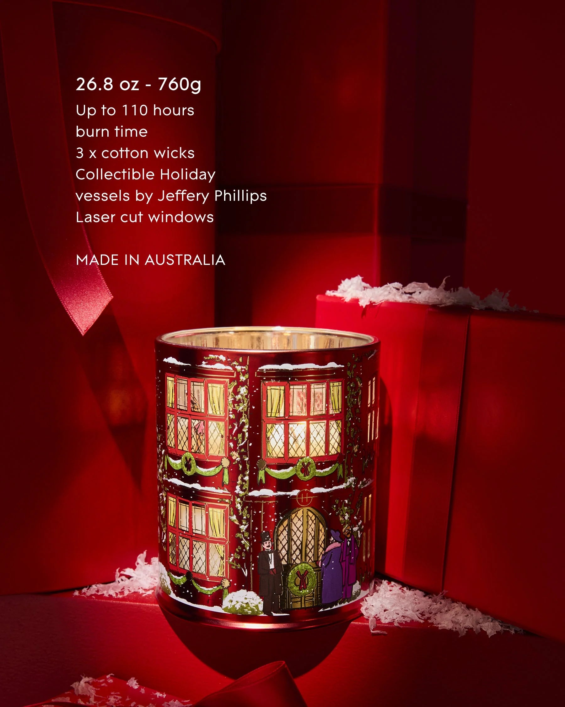 Glasshouse Night Before Christmas XL Candle