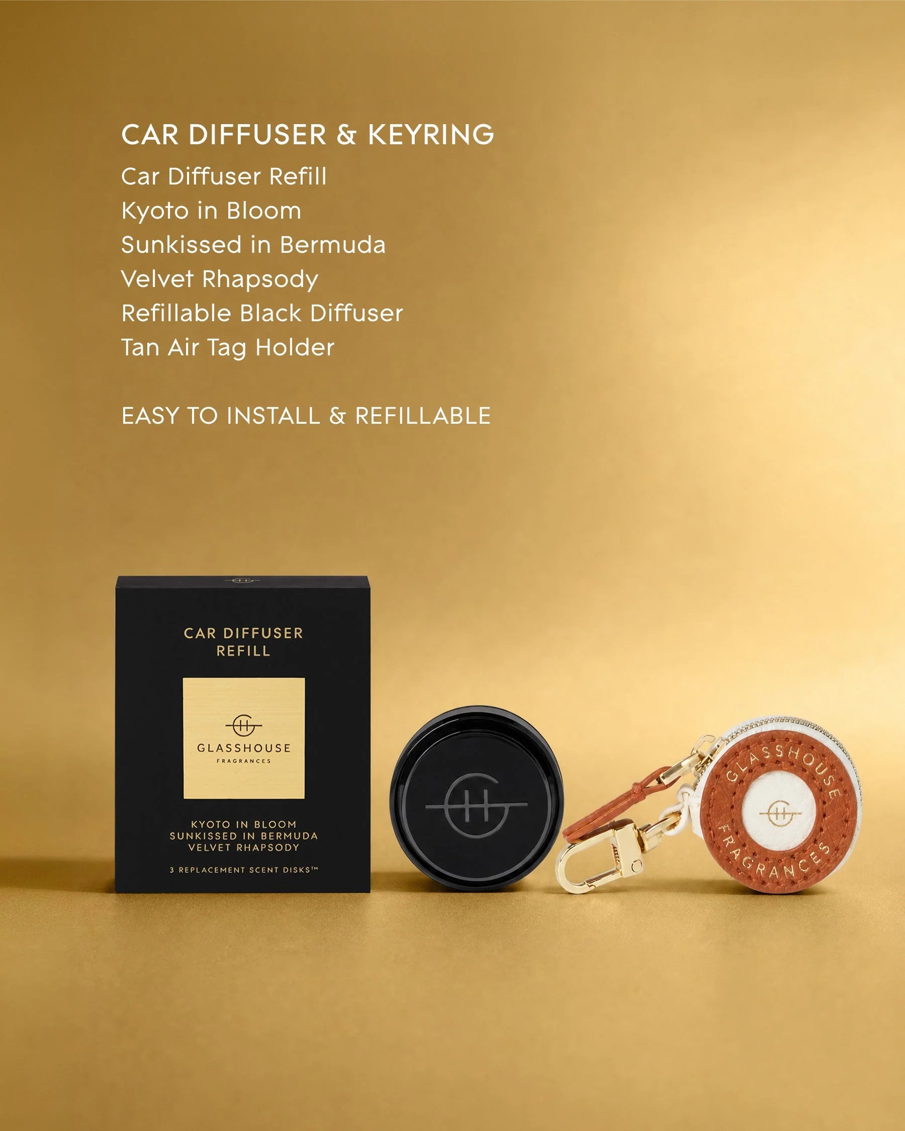 Glasshouse Car Diffuser Gift Set