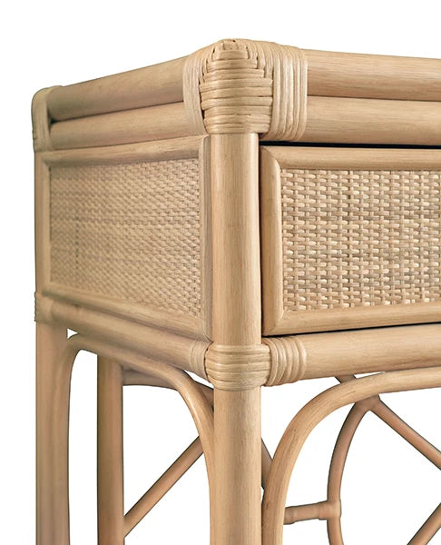 Worlds Away Gideon Console Table, Natural
