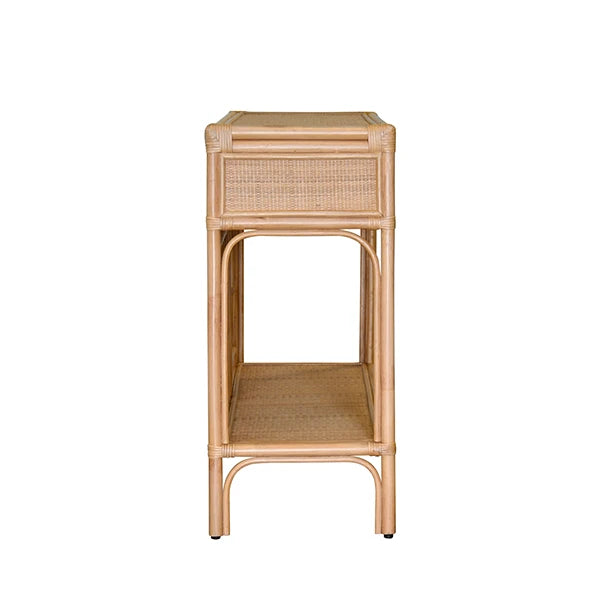 Worlds Away Gideon Console Table, Natural