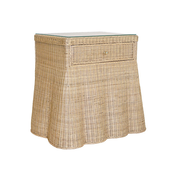 Worlds Away Giselle Side Table