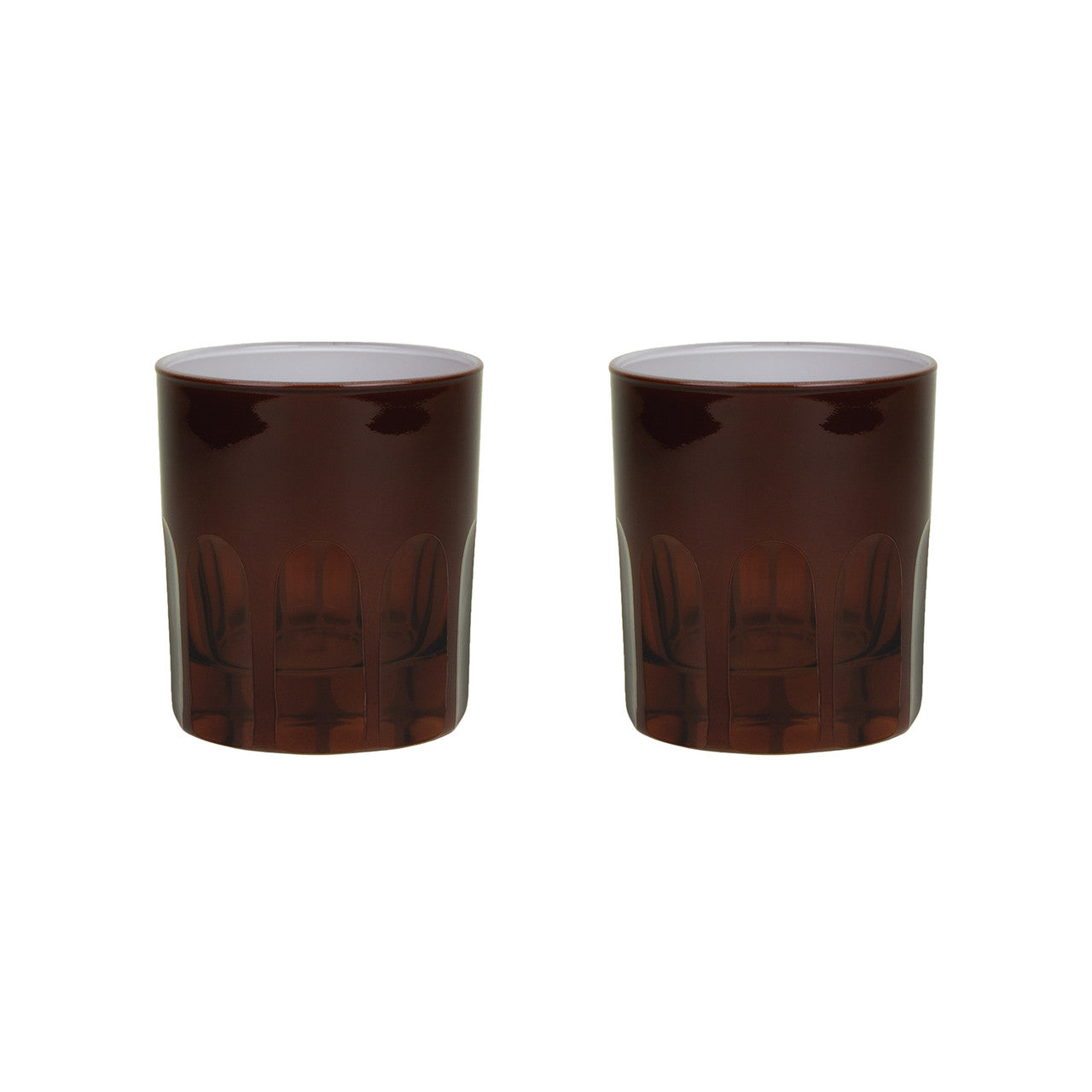 Rialto Double Old Fashioned, Oxblood, Set of 2