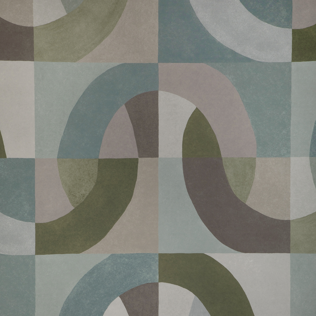 Kelly Wearstler Colonnade Wallpaper, Jadestone